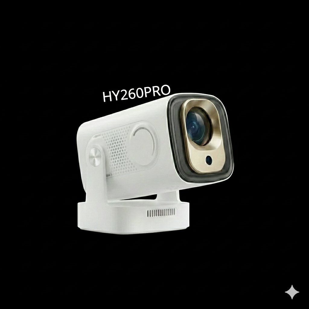 HY260 Pro Smart Projector - Auto-Focus 1080p 4K WIFI  HD